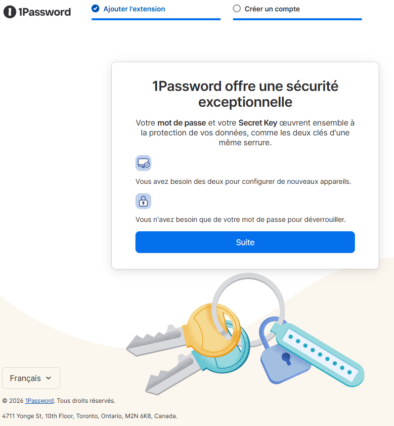 Présentation de la sécurité 1Password