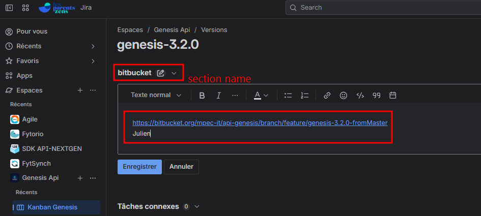 Release Jira